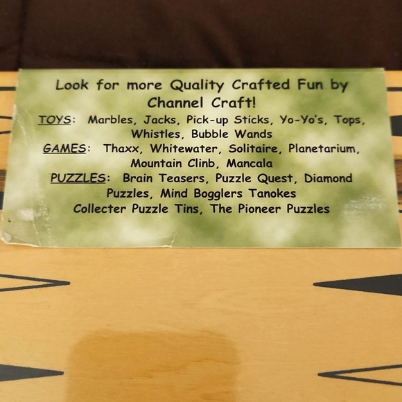 Brand New Classic Checkers & Backgammon board game - Picture 3 of 3